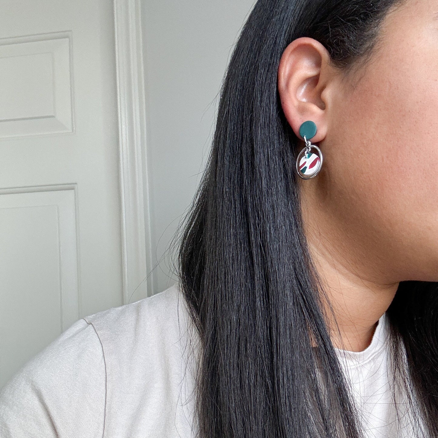 Dainty Dangles in (Red, Green, and Cream)
