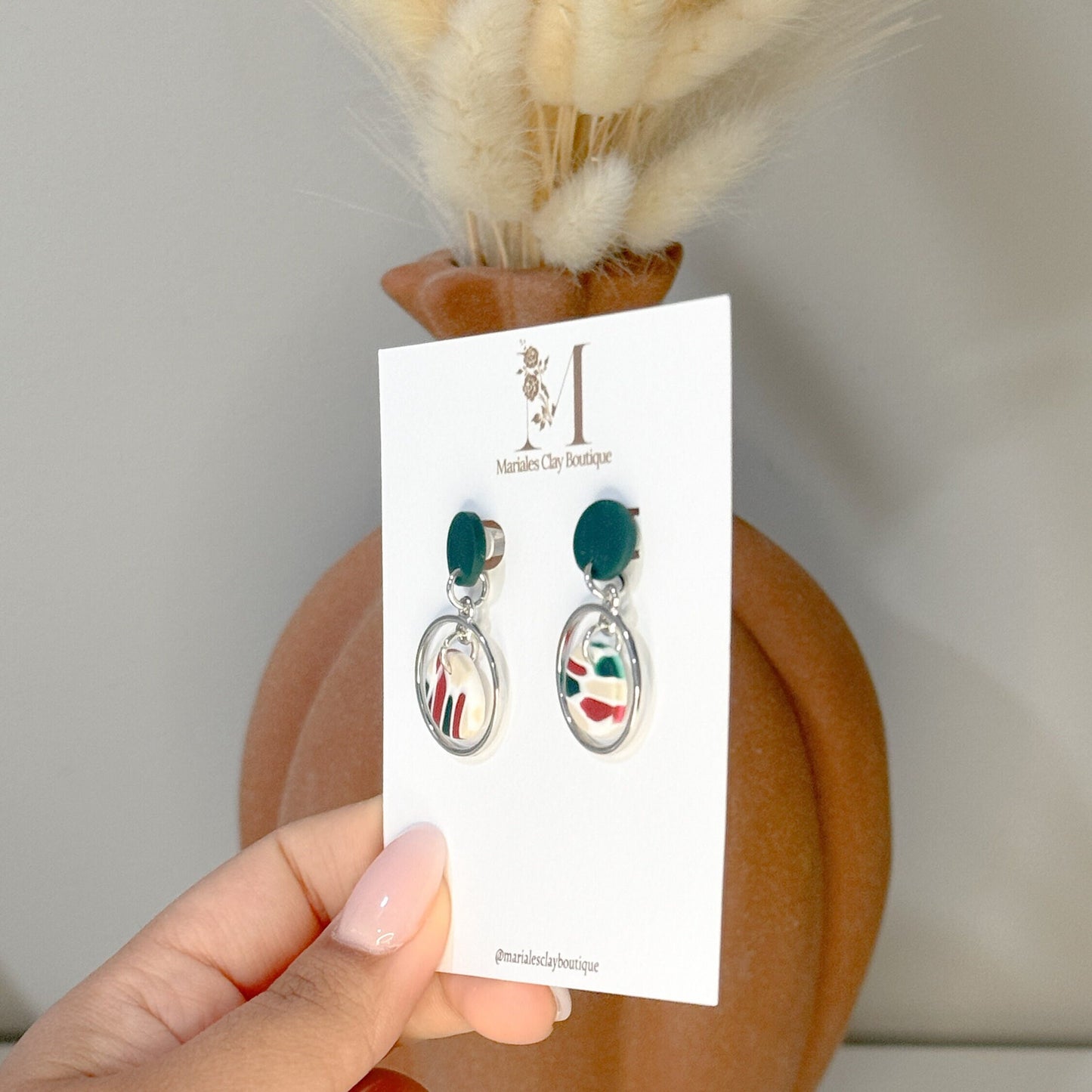 Dainty Dangles in (Red, Green, and Cream)