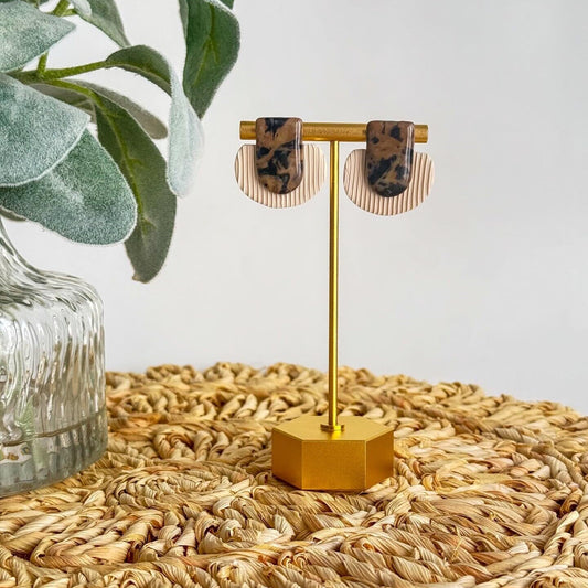 Geometric Tortoise Studs